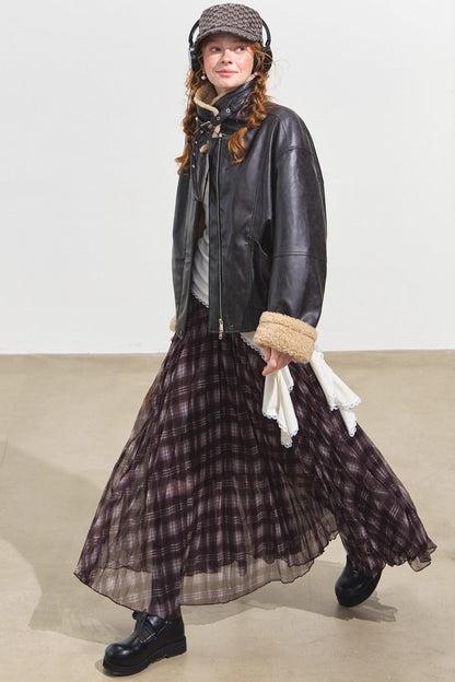 Lambwool Motorcycle Jacket