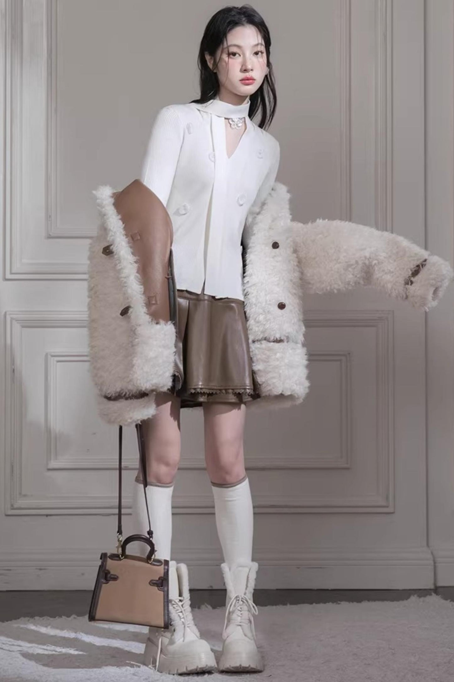 White Moonlight Knit Top