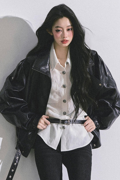 Autumn White Polo Shirt & Pants Set-Up