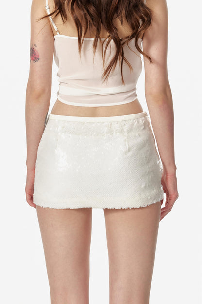 Temperament Sequin A-Line Skirt