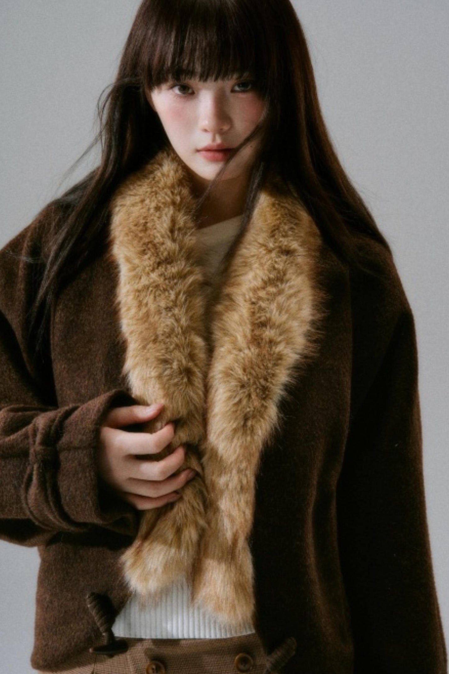 Lost Forest Woolen Cardigan Coat