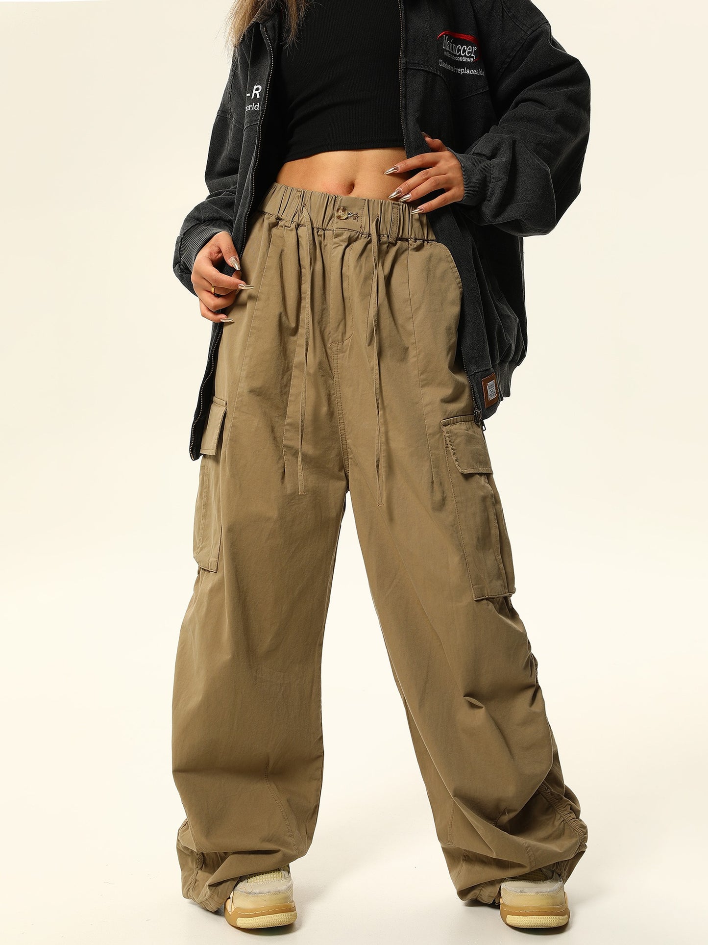 Maillard retro casual long pants