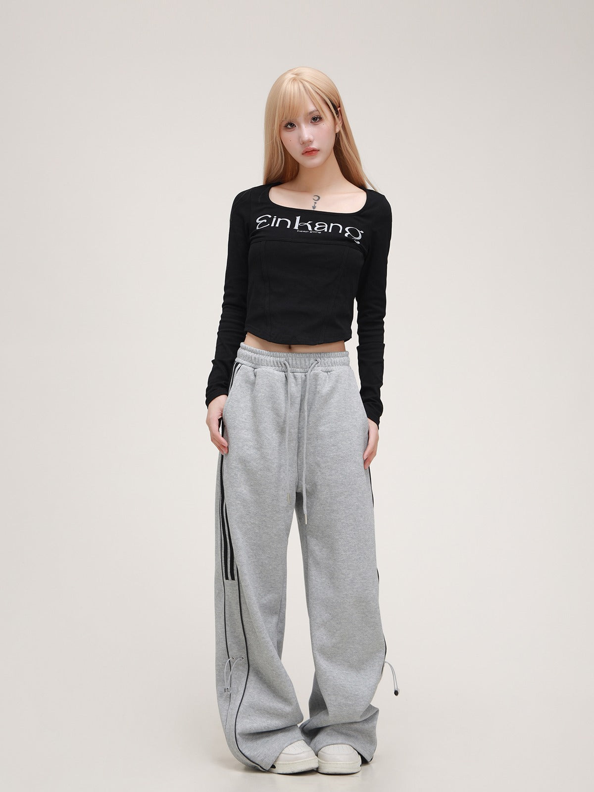 American straight loose casual pants