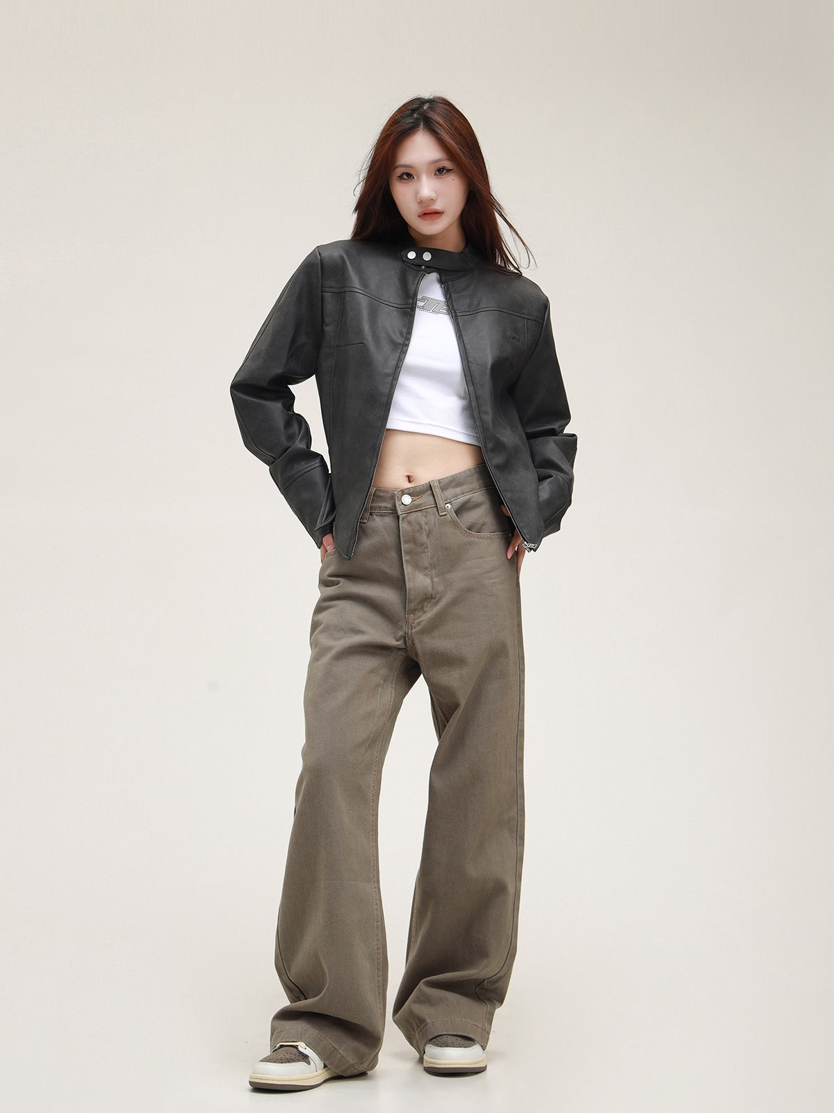 Vintage straight loose casual pants