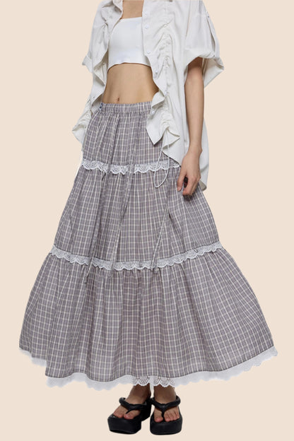Retro Transformable Midi Skirt