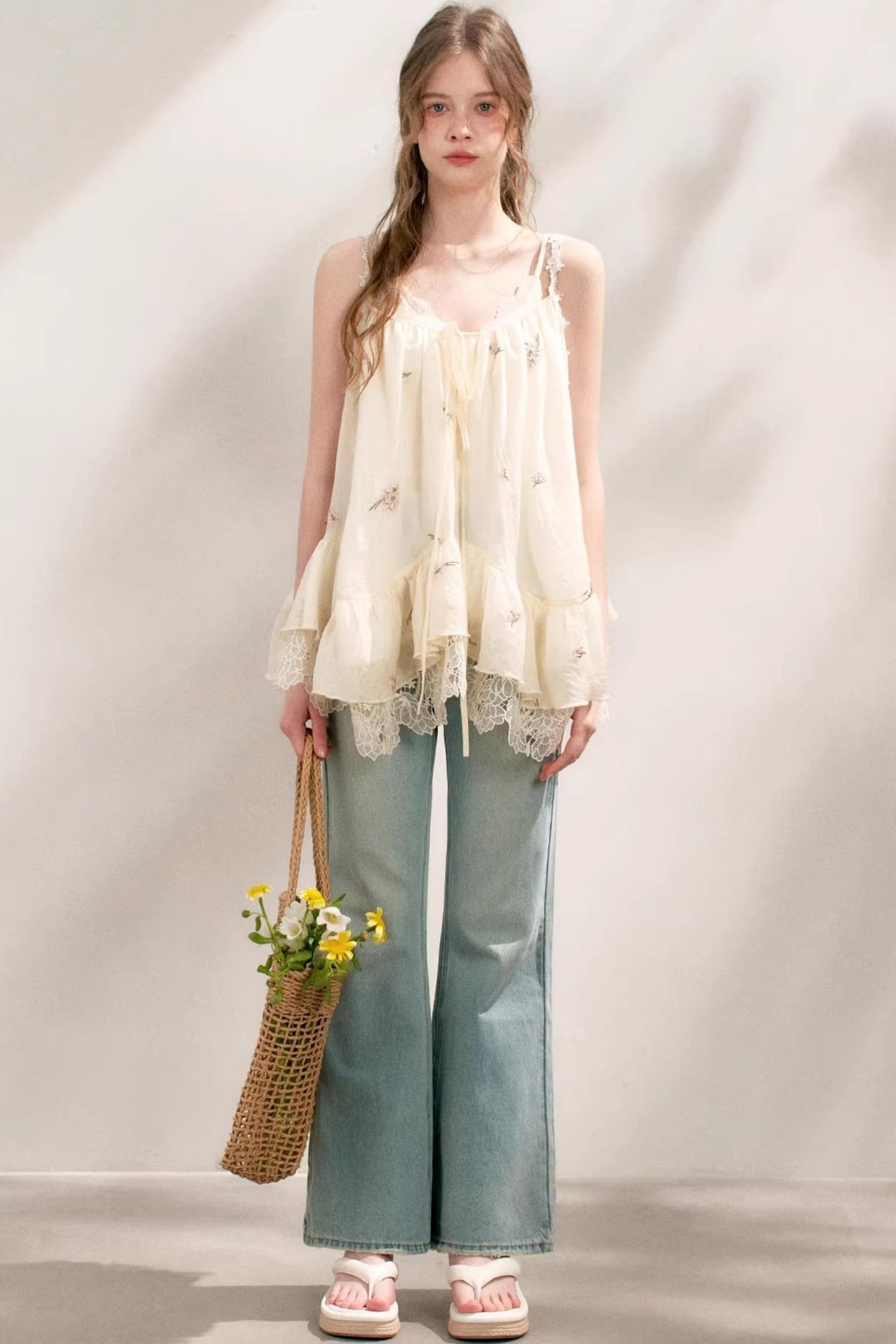 Silk Summer Camisole Set-Up