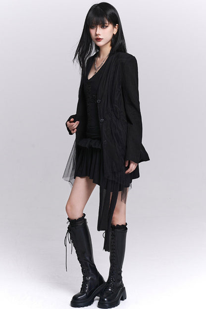 Einzigartiger Schnitt Stil Blazer