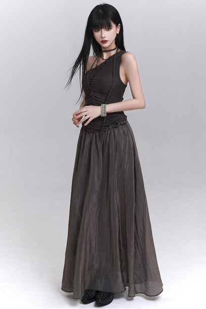 Elegant Seaside One-Shoulder Dress