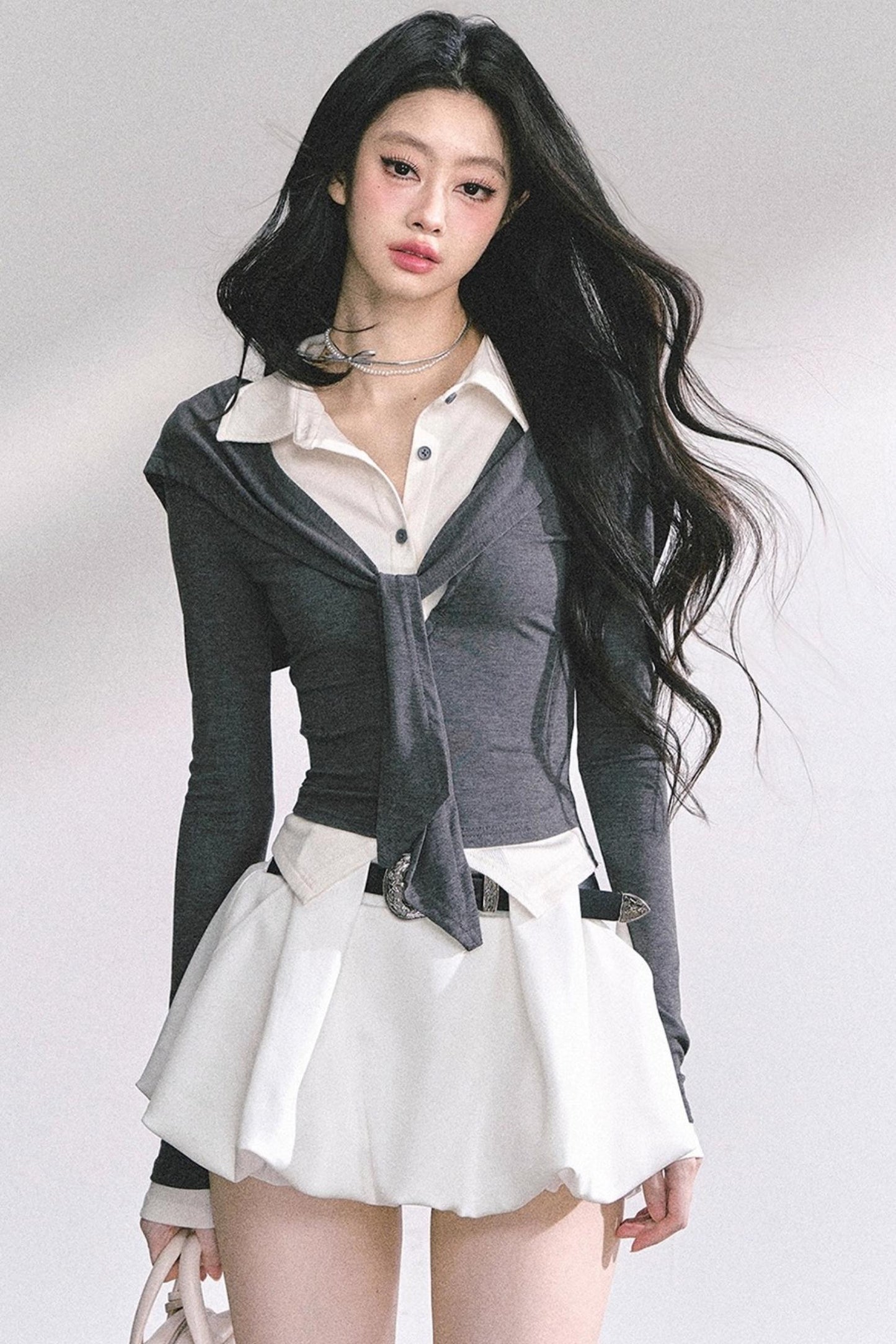 Autumn Waist Slimming Long-Sleeved Tops