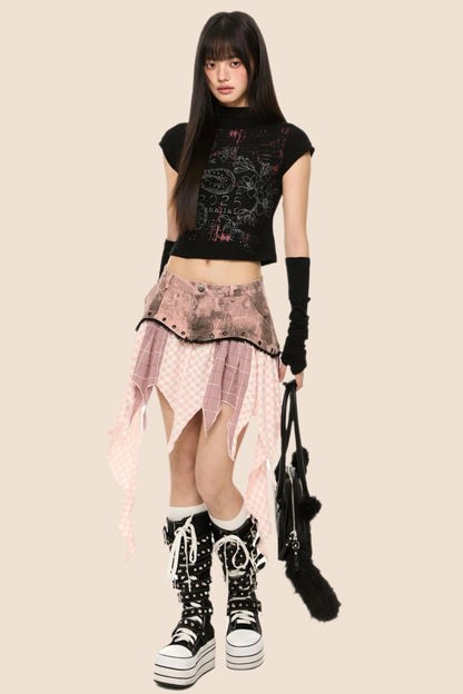 Slim Fit Short Sleeve Crop Tee