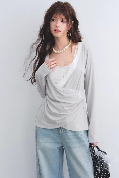 Tencel Lace Swing Top