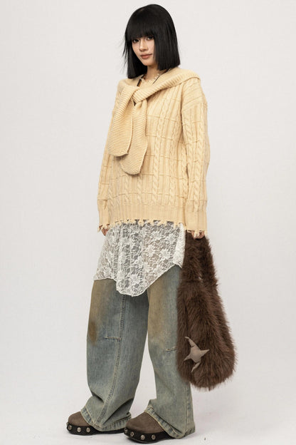 Loose Lazy Style Sweater