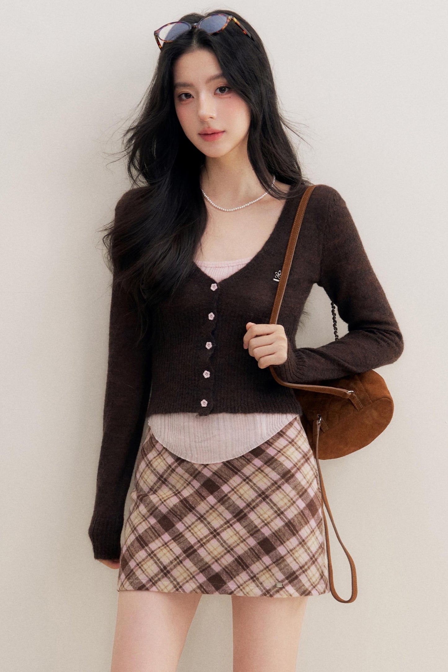 Vintage High-Waisted A-Line Skirt