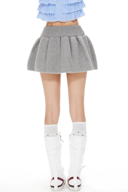 High-Waisted Puffy Skirt