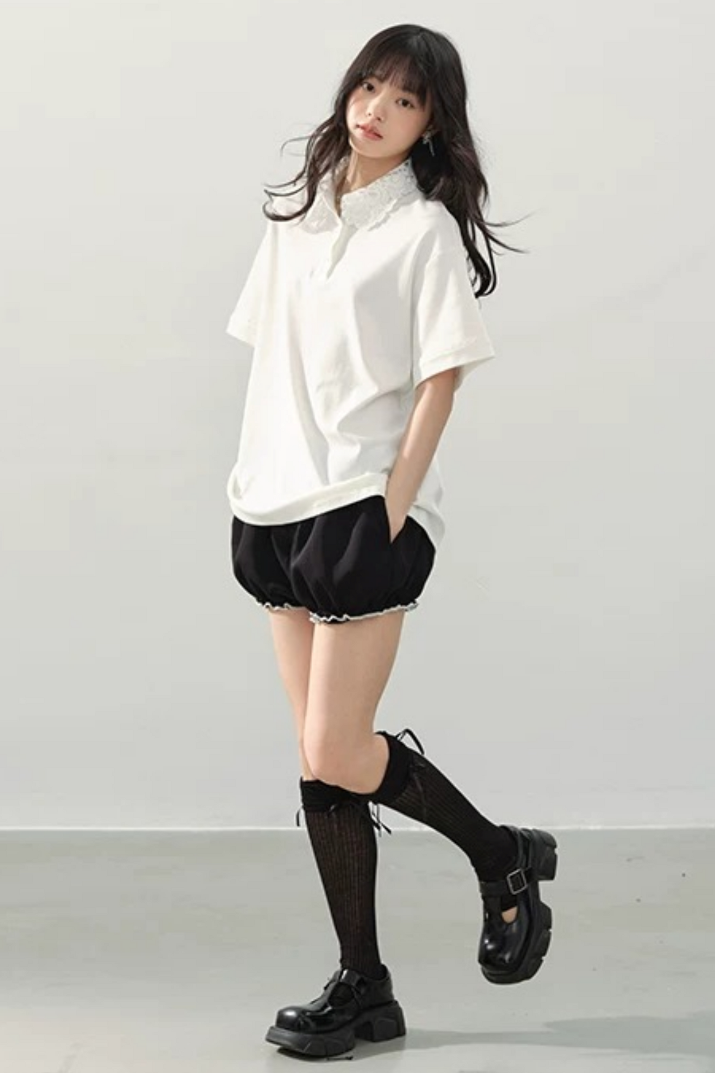 Evening Breeze Lace Shorts