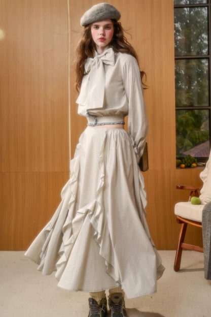 Organic Cotton Patchwork Blouse Set-Up