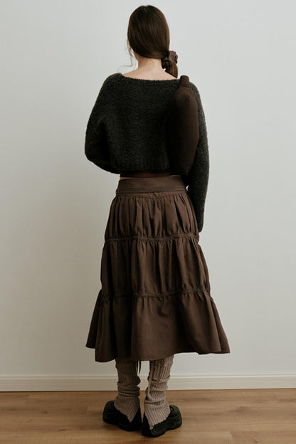 Light Luxury Wool Jacquard Top