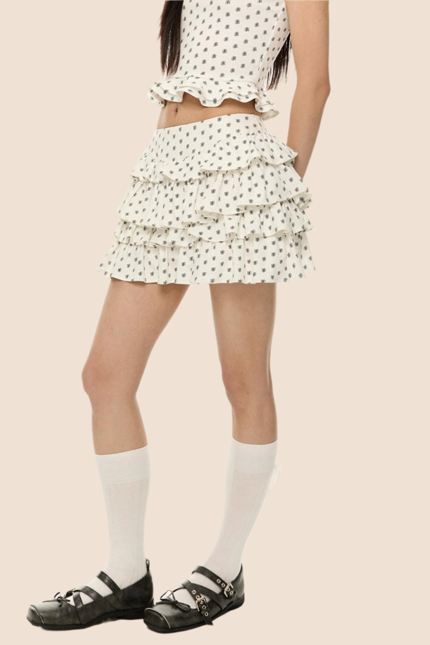 White Cardigan Set-Up