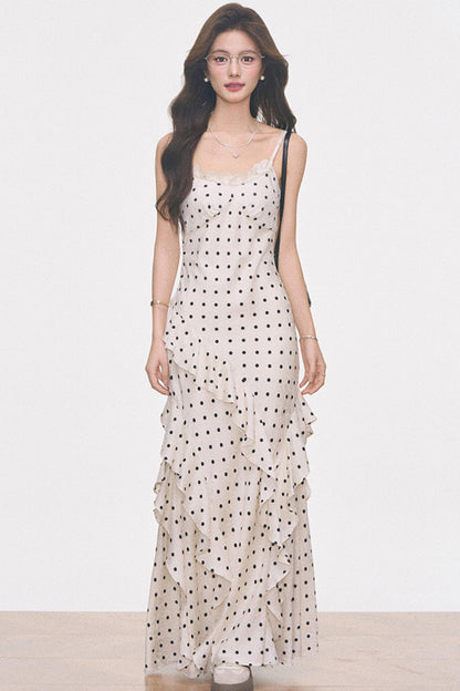 Polka Dot Commuter Dress Set-Up