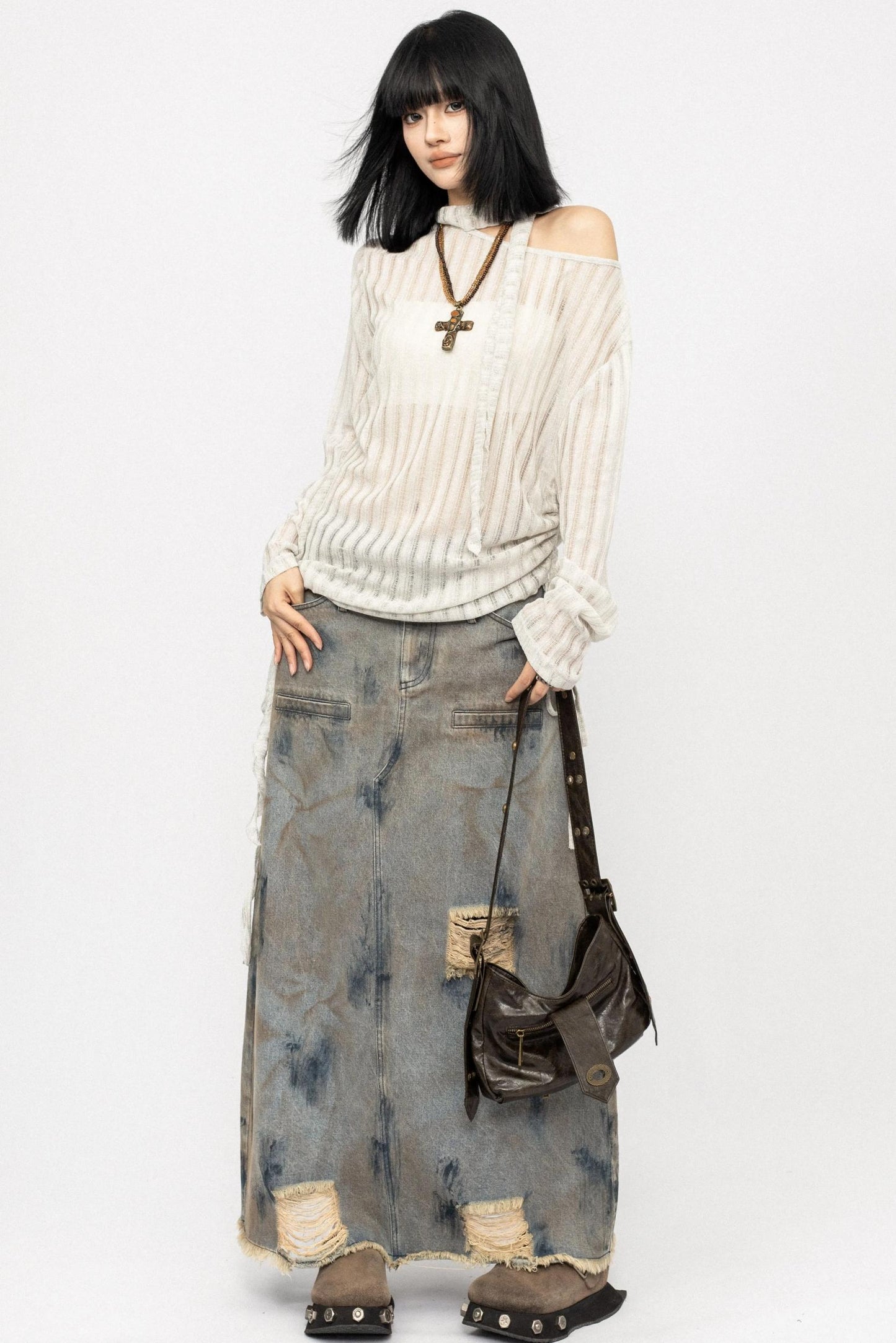 Spice Girl Off-the-Shoulder Top