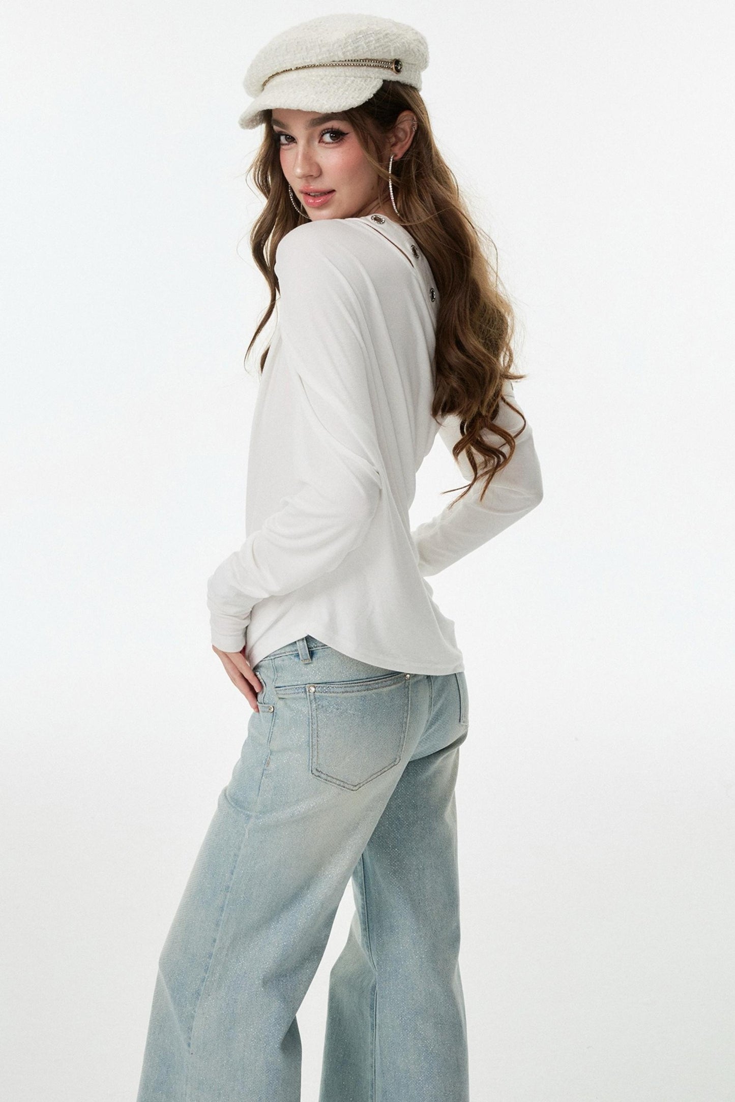 Air Slanted Shoulder Top