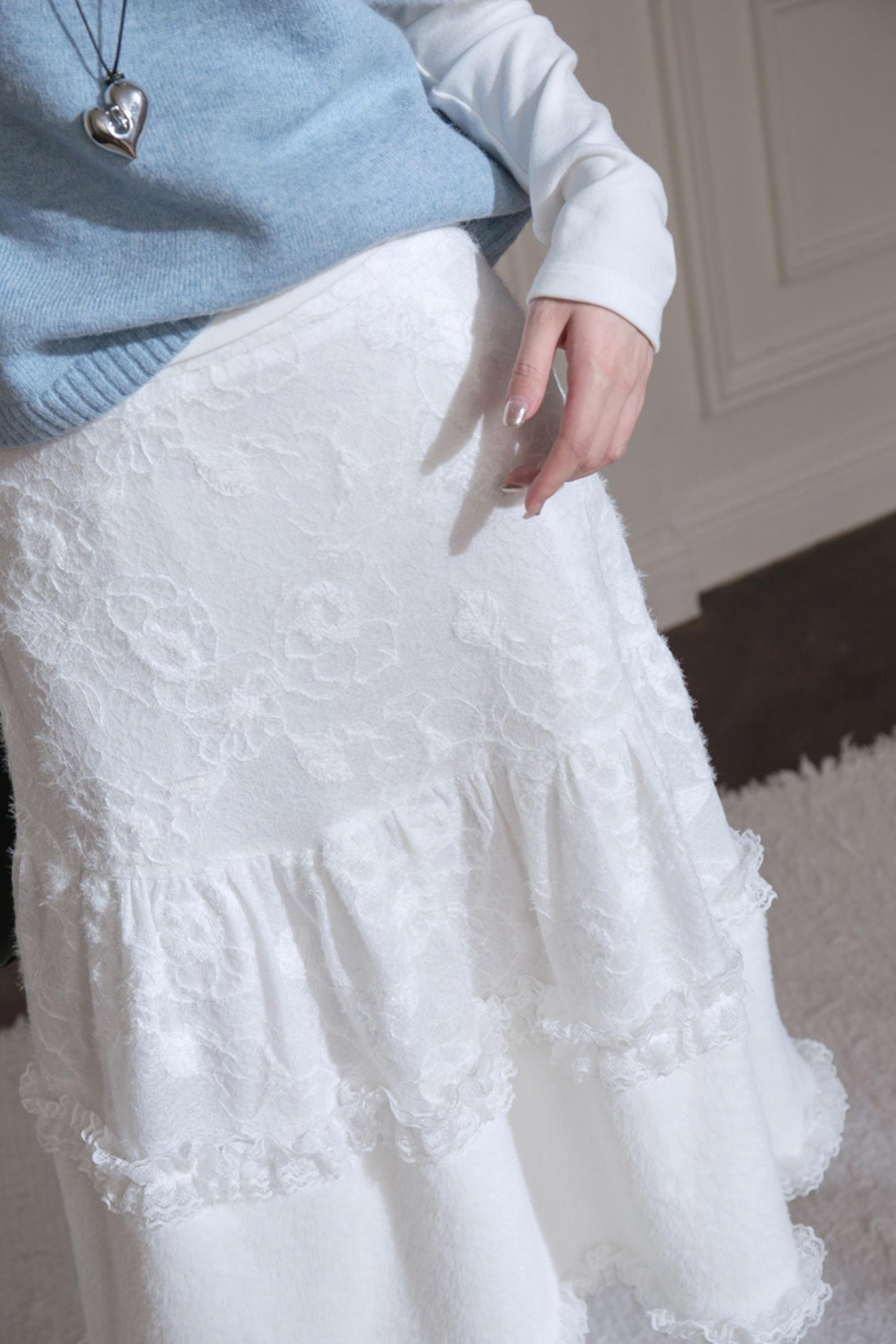 First Snow Lace Skirt