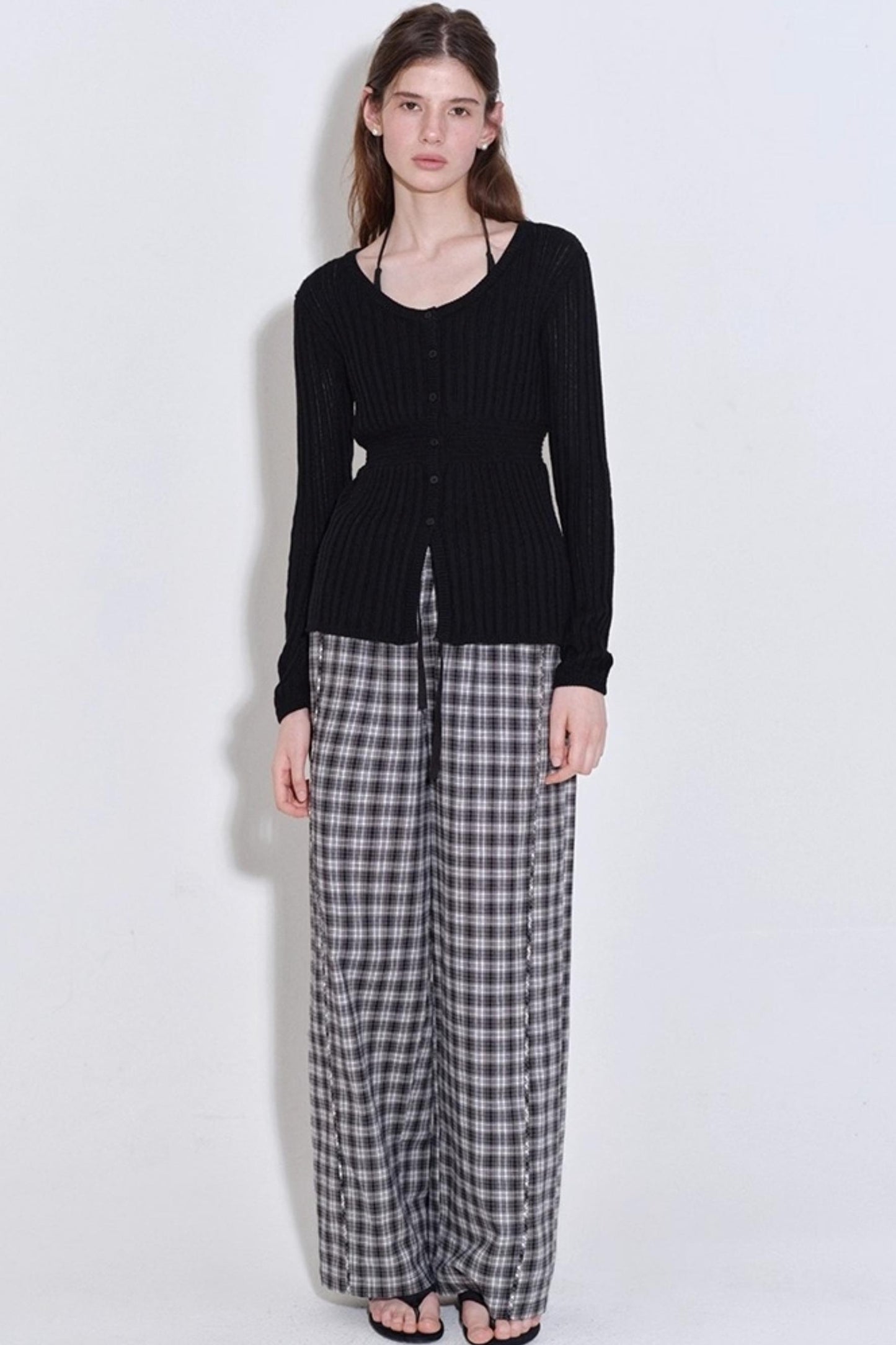 Slimming U-Neck Knitted Cardigan