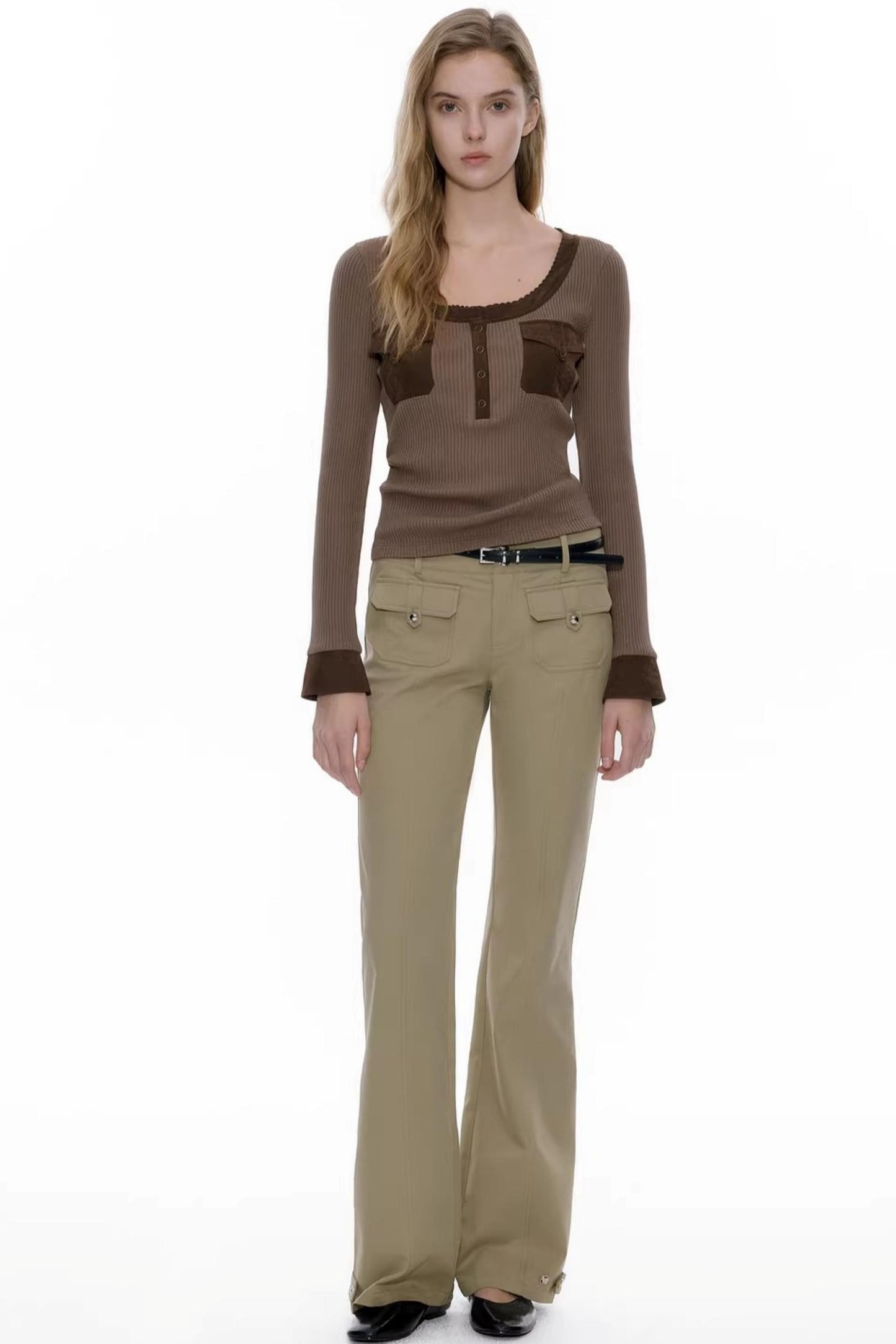 Henry Collar Knit Top