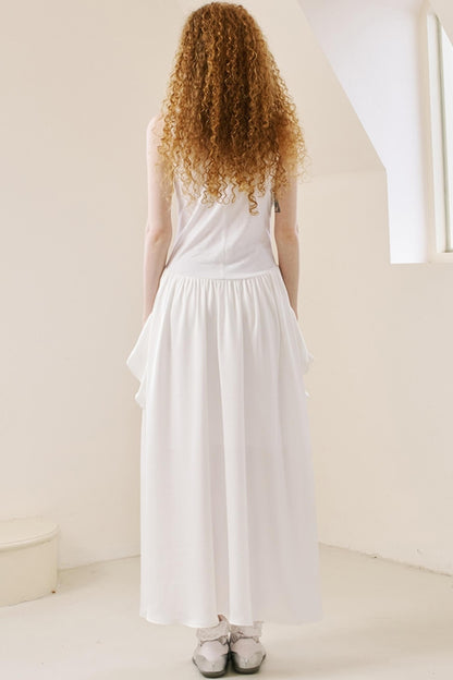 Swallow Embroidered Summer Dress