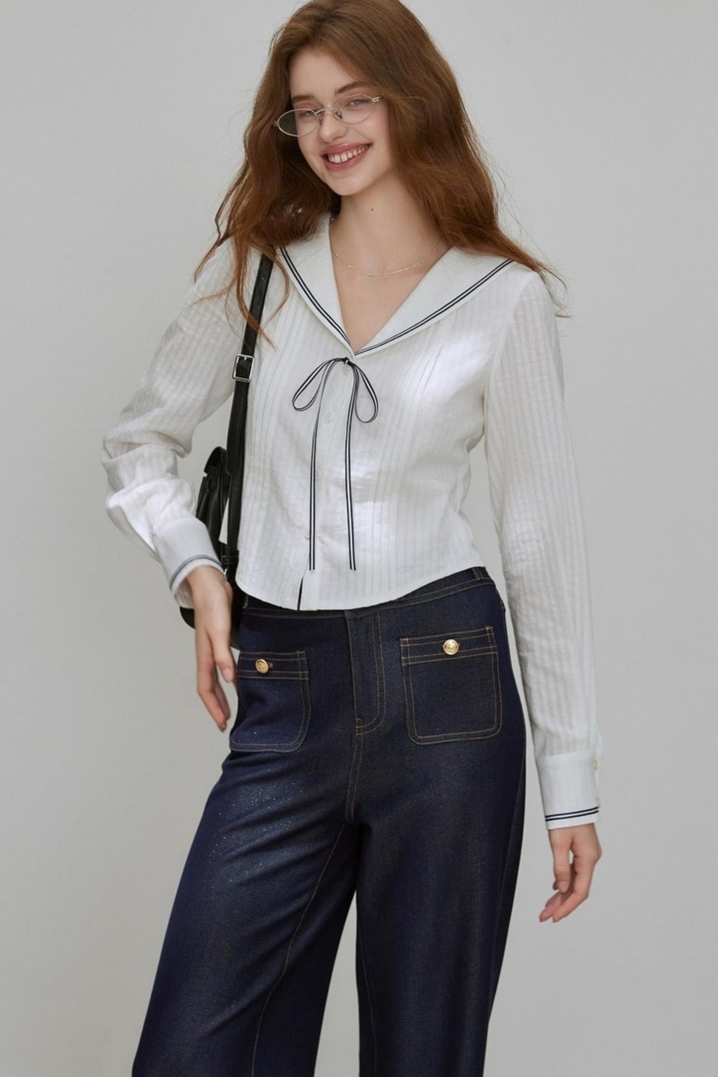 Autumn High Waist Denim Pants