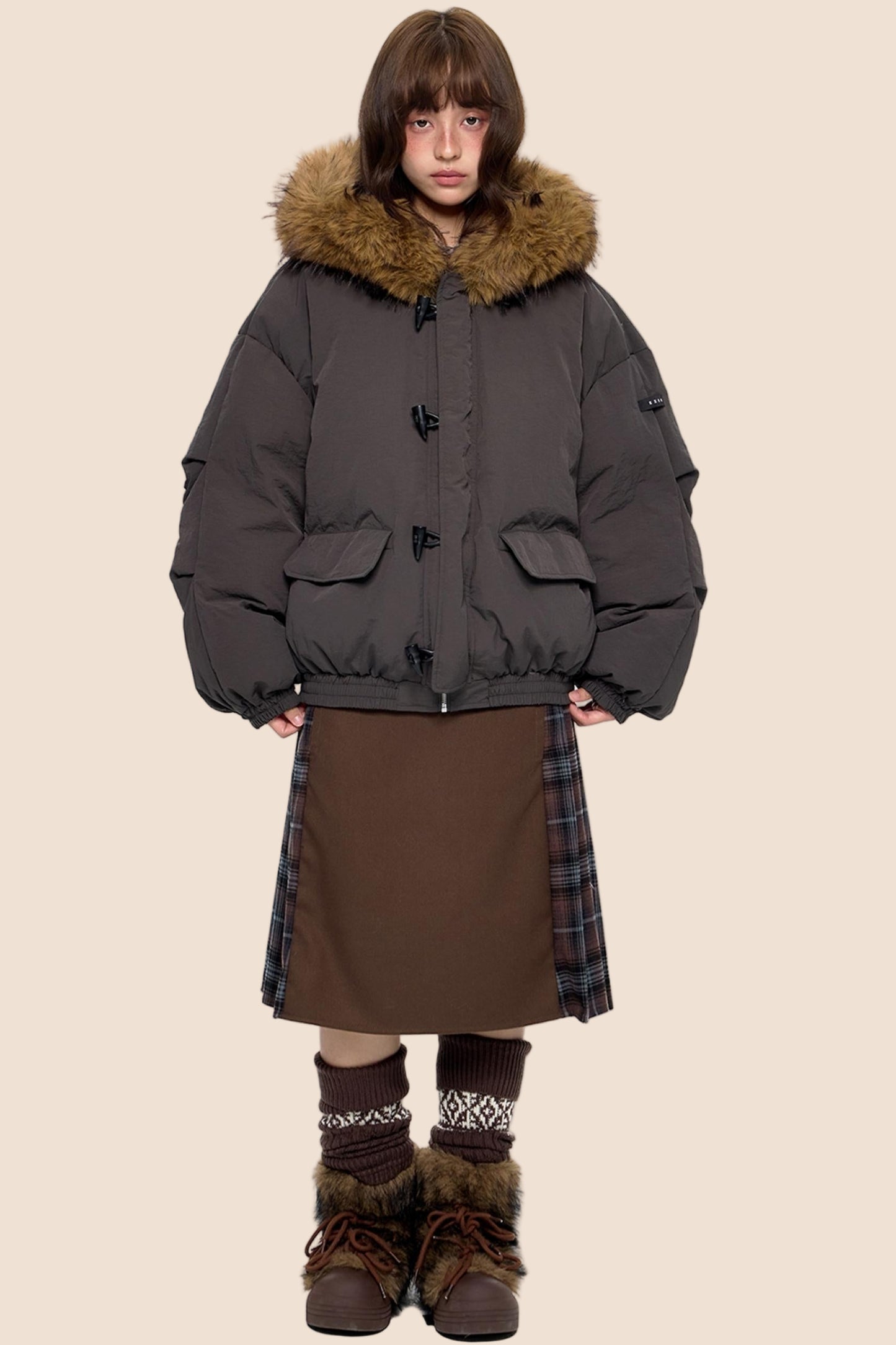 Vintage Cargo Down Jacket