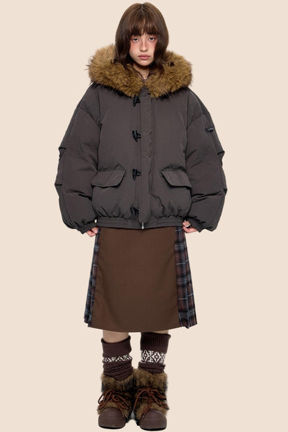 Vintage Cargo Down Jacket