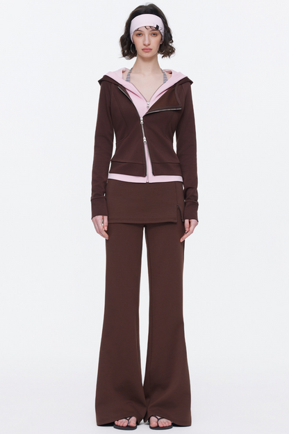 Deconstructed Color-Blocked Sweatshirt