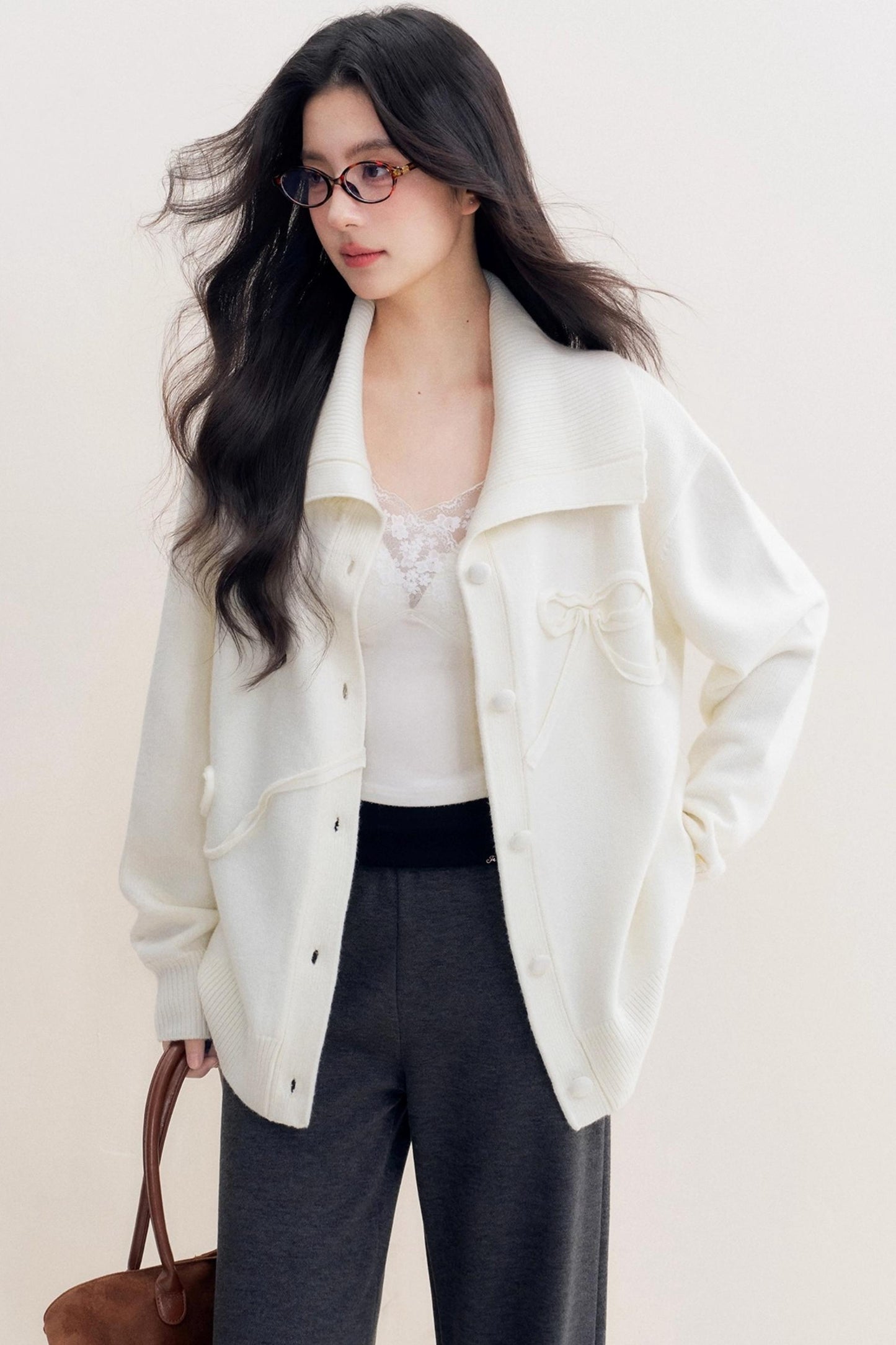 Blokette Loose Knit Trousers