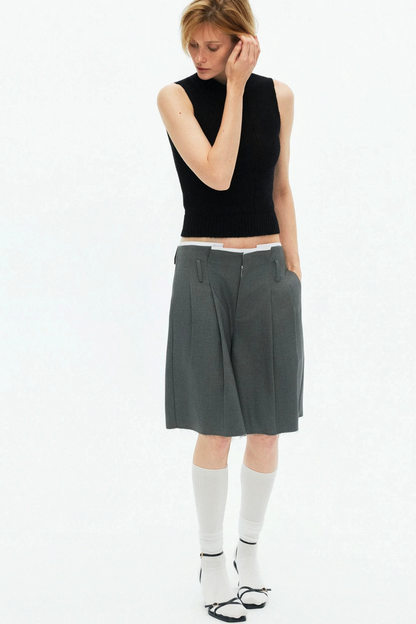 Multi-Color Mohair Knit Vest