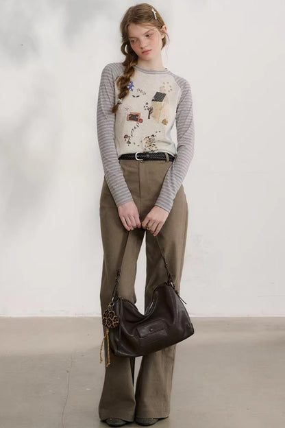 Sunday Party Striped Sweater