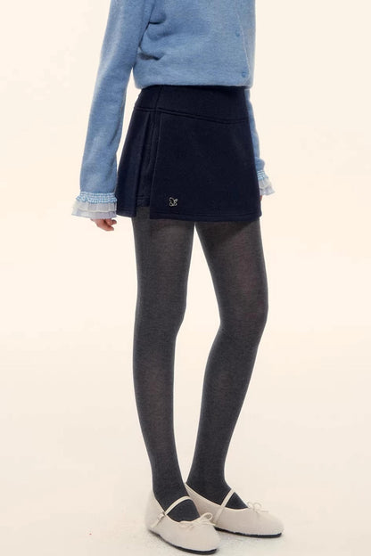 A-Linien-Rock aus Kunstwolle