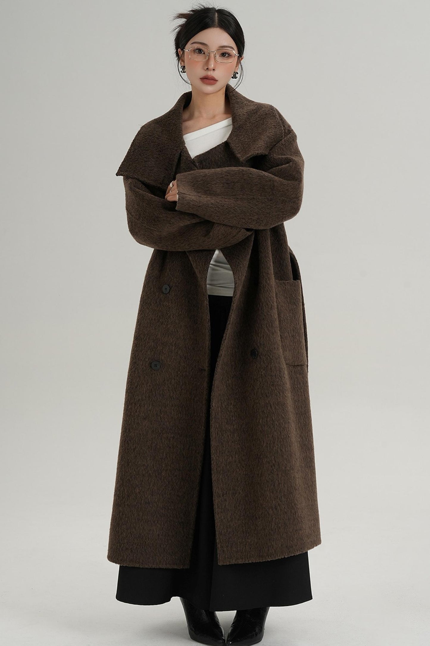 Square Wool Coat