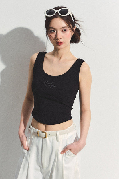 Chic Embroidered Camisole