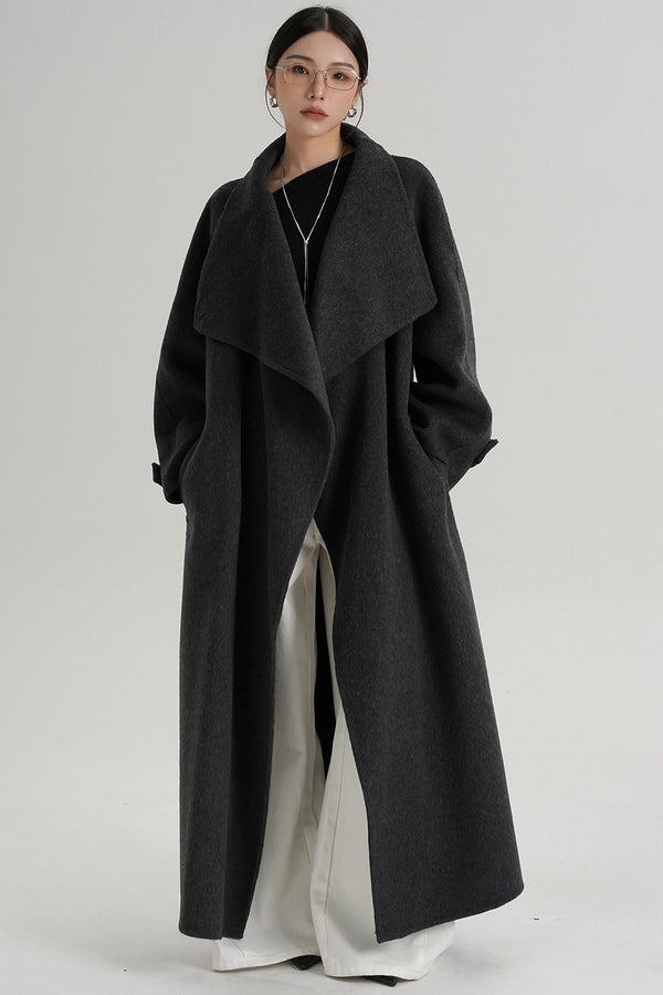 Luxurious Reversible Wool Coat