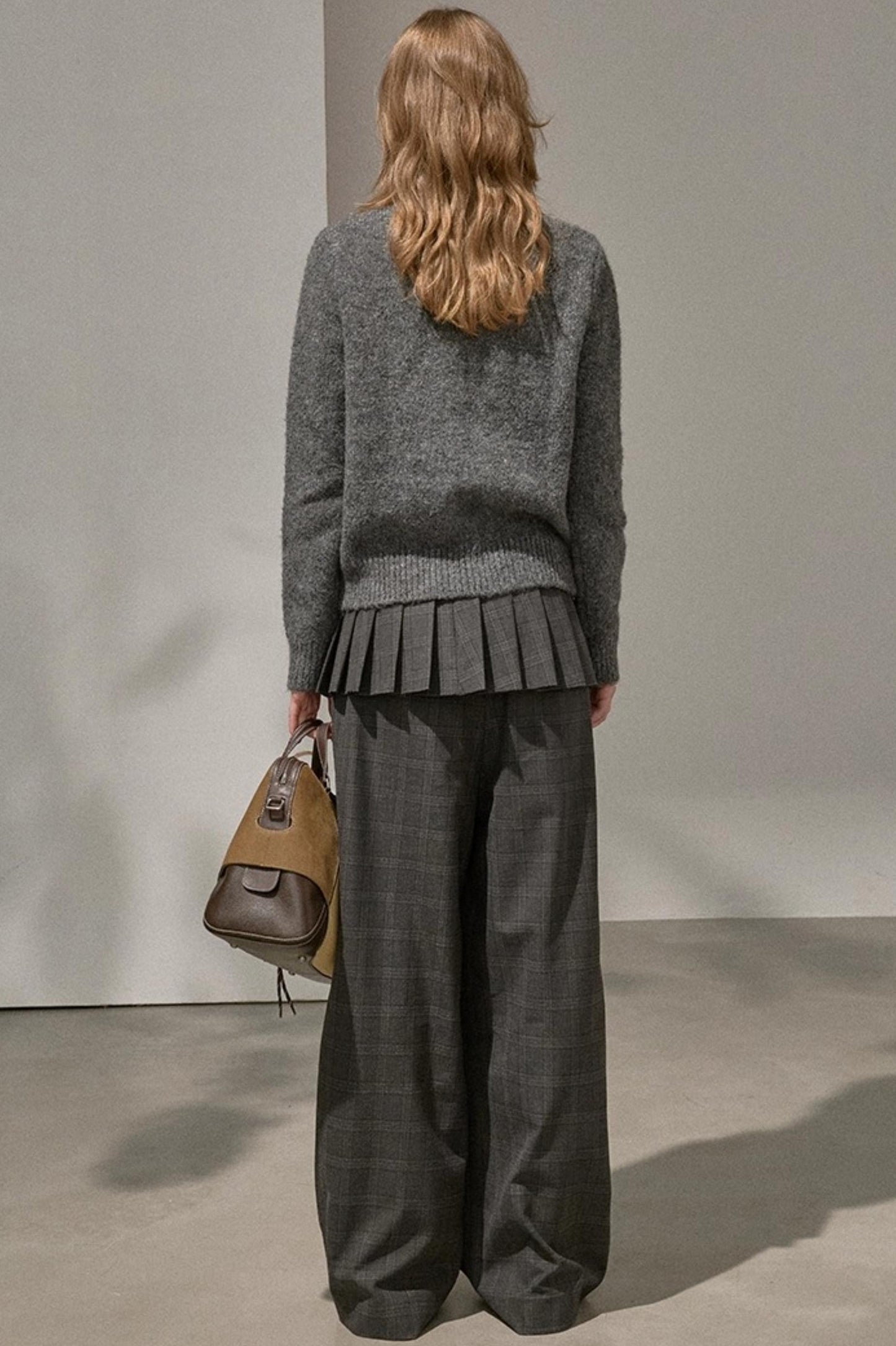 Vintage Penguin Jacquard Crew Neck Sweater