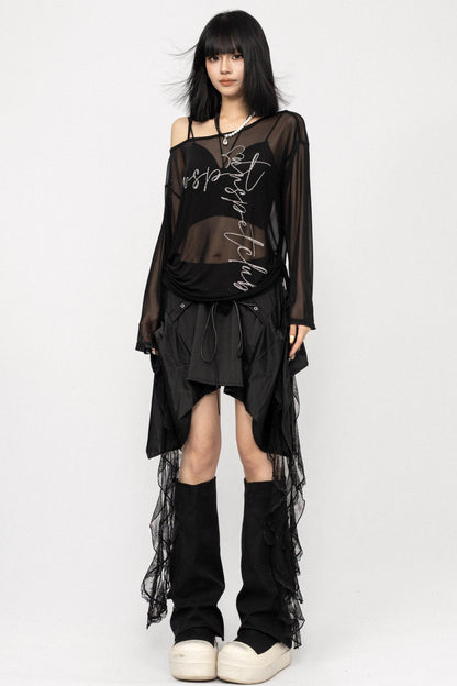 Retro Spice Girl A-Line Skirt