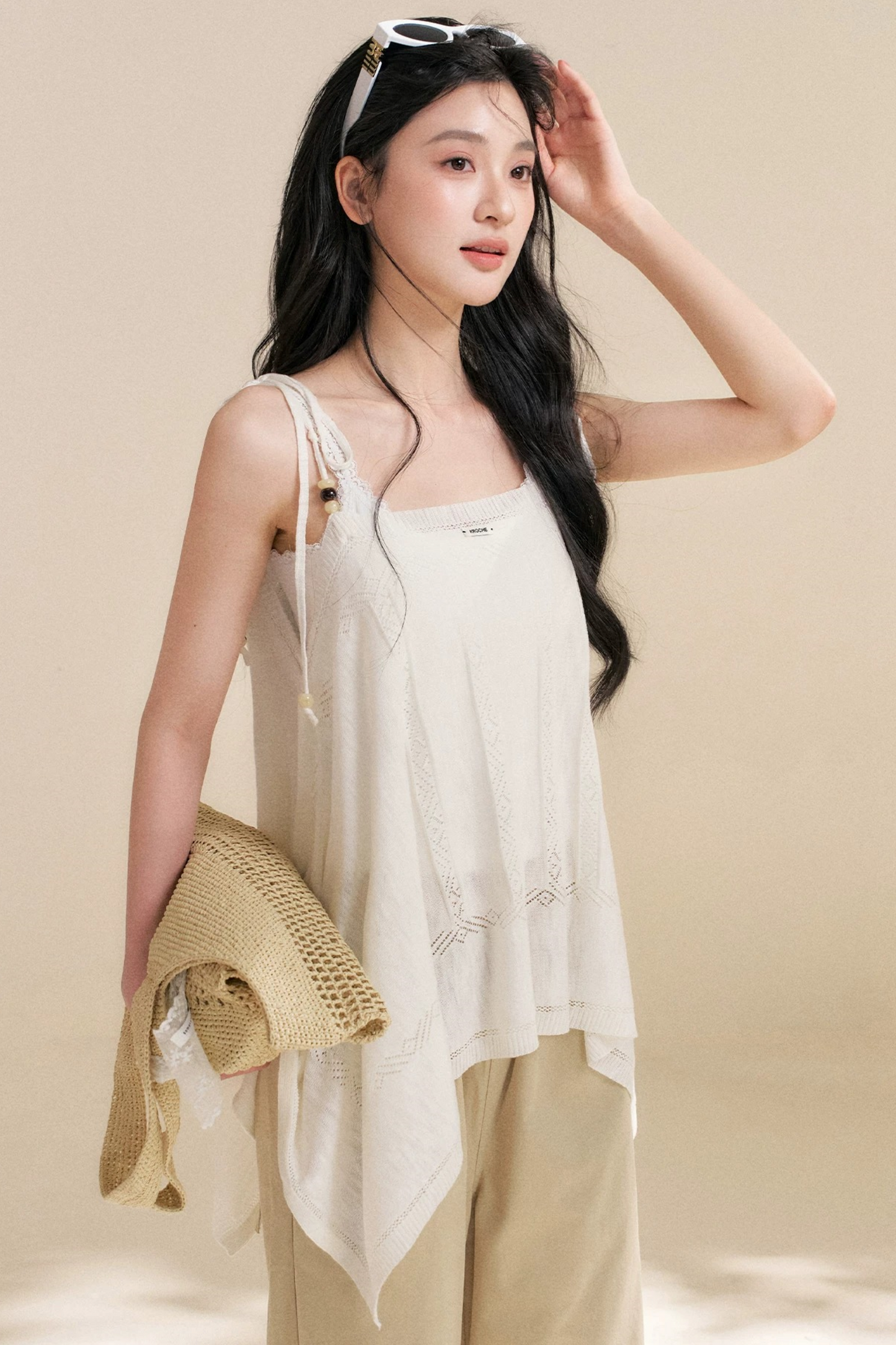 Boho Chic Jacquard Knit Vest