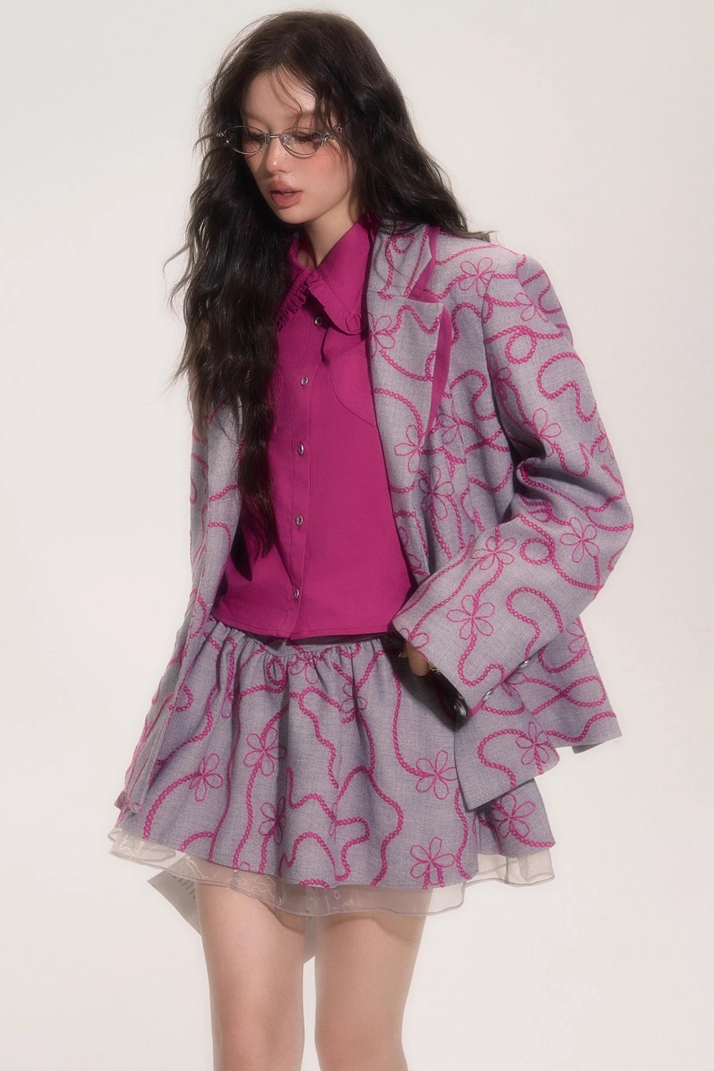 Sweetheart Loose Long-Sleeved Shirt