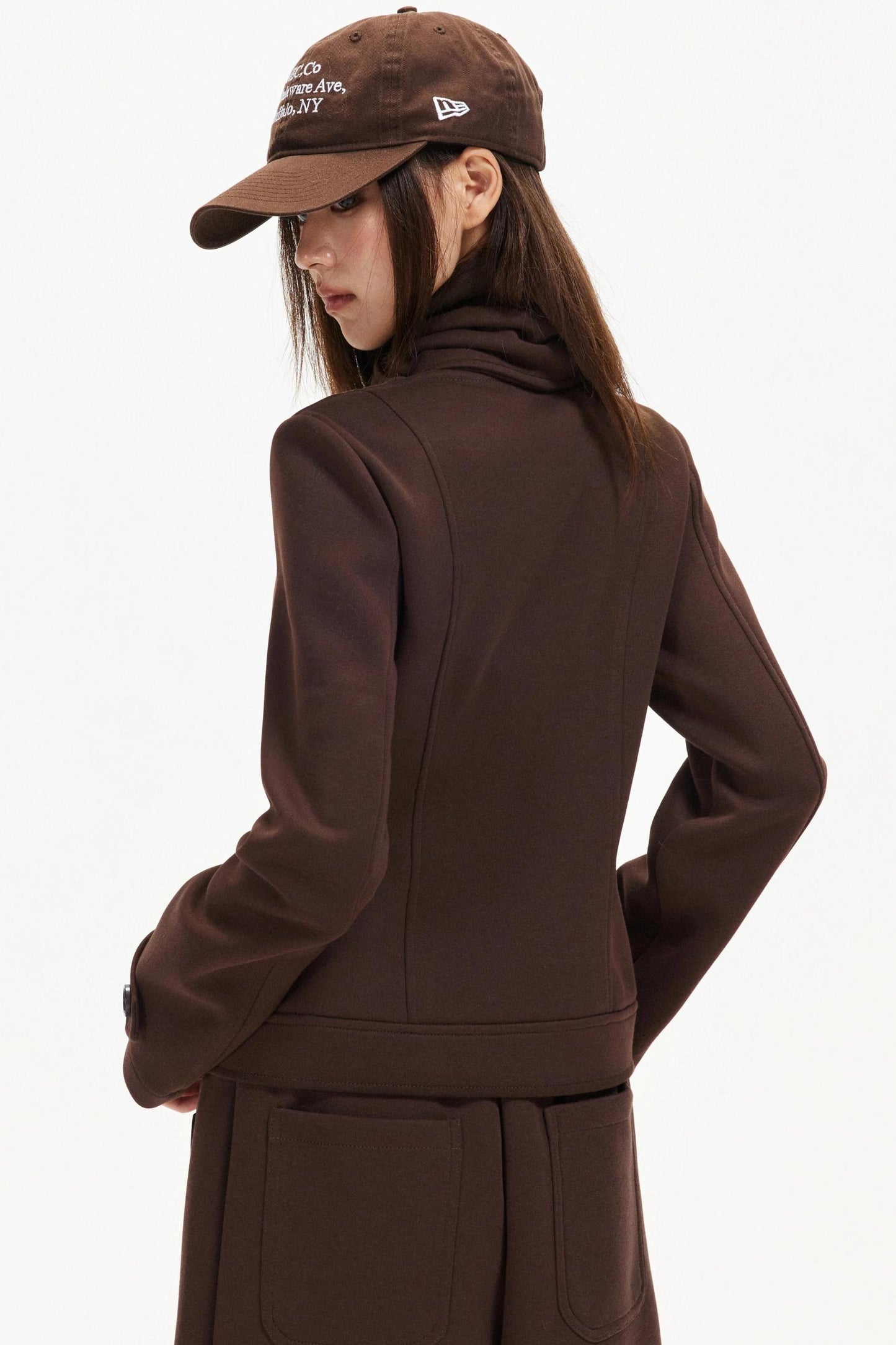 Retro Woolen Scarf Coat