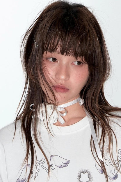 Summer Hand-Painted Cotton Top