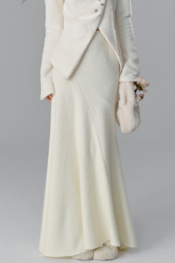 후리 아일랜드 블레이저 스커트 세트업 