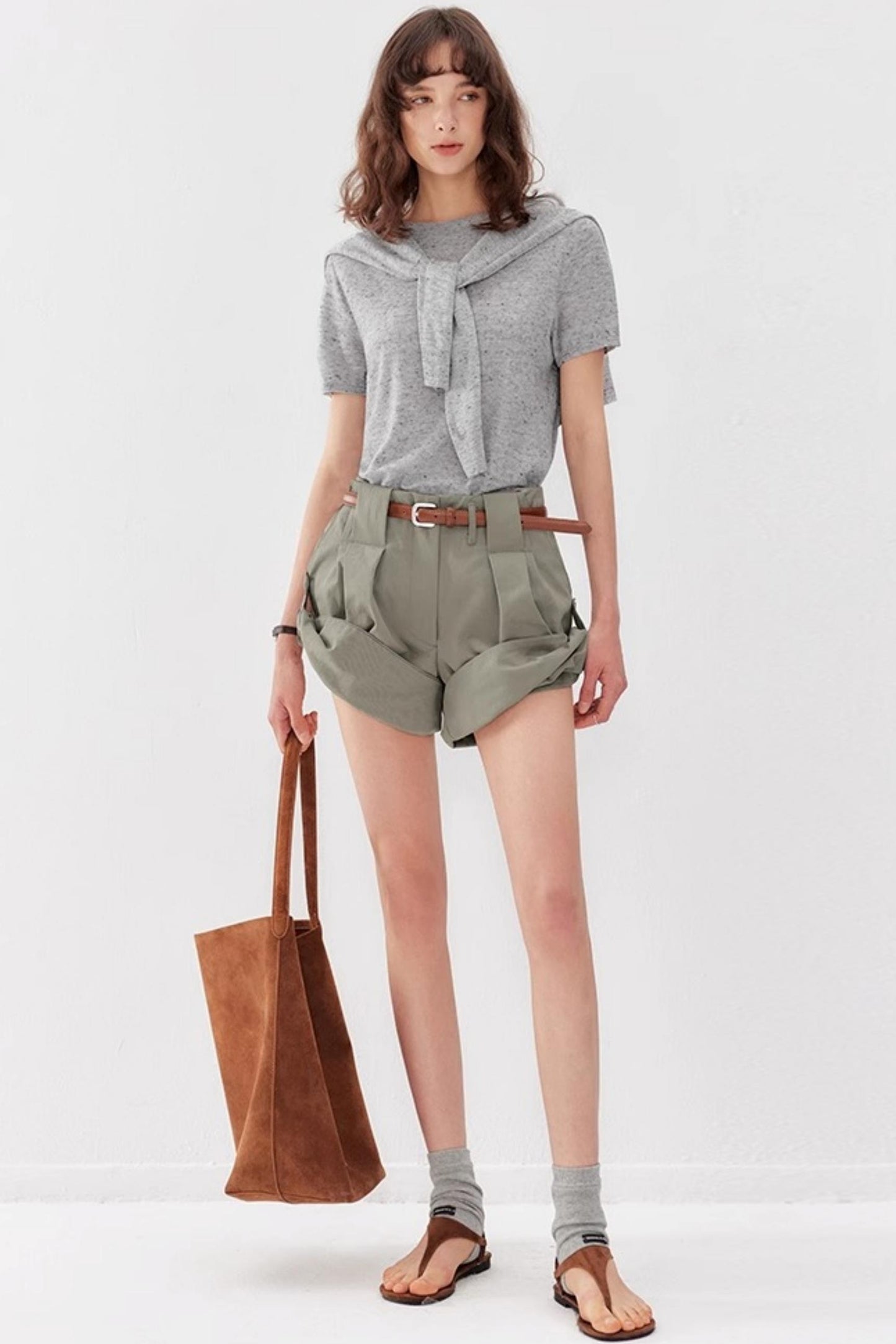 Wool Knit Cardigan Set-Up