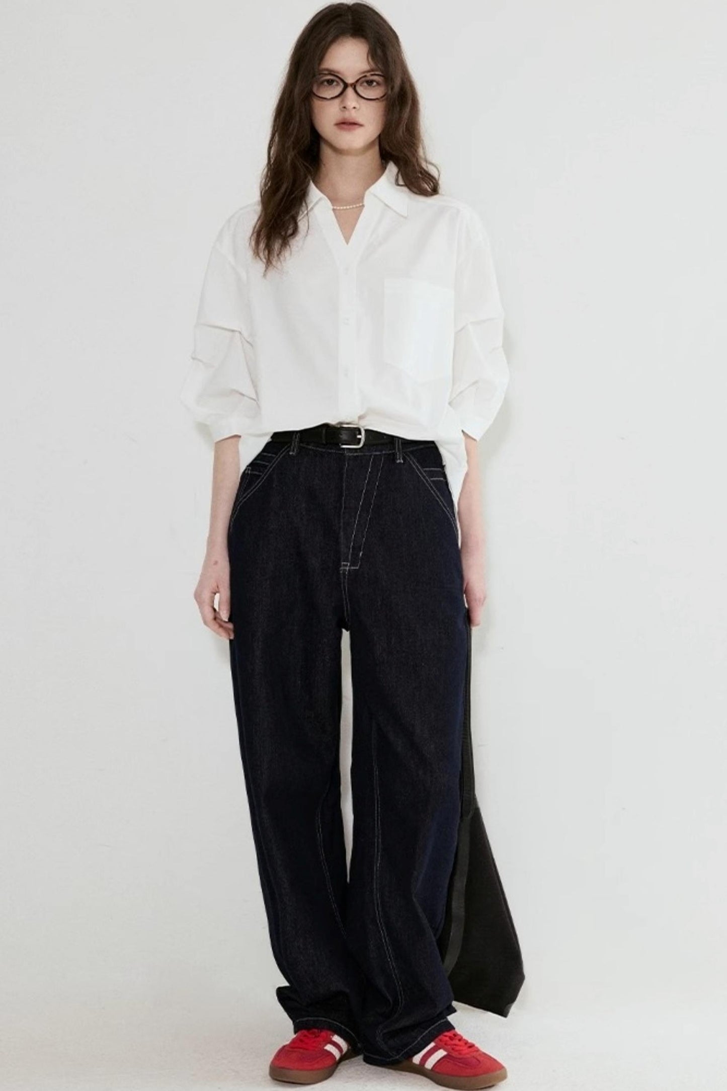 Chic V-Neck Cropped Summer Shirt