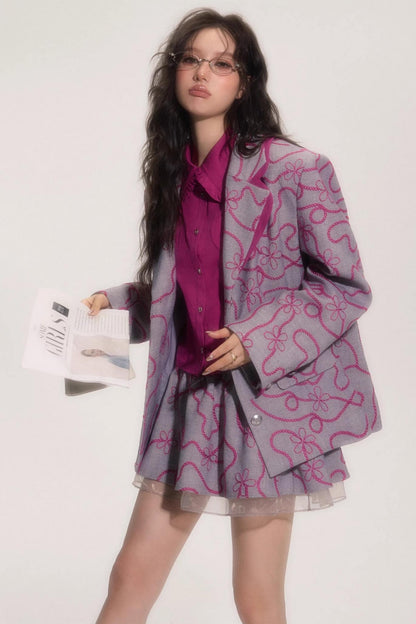 Art Design Silhouette Suit Set-Up